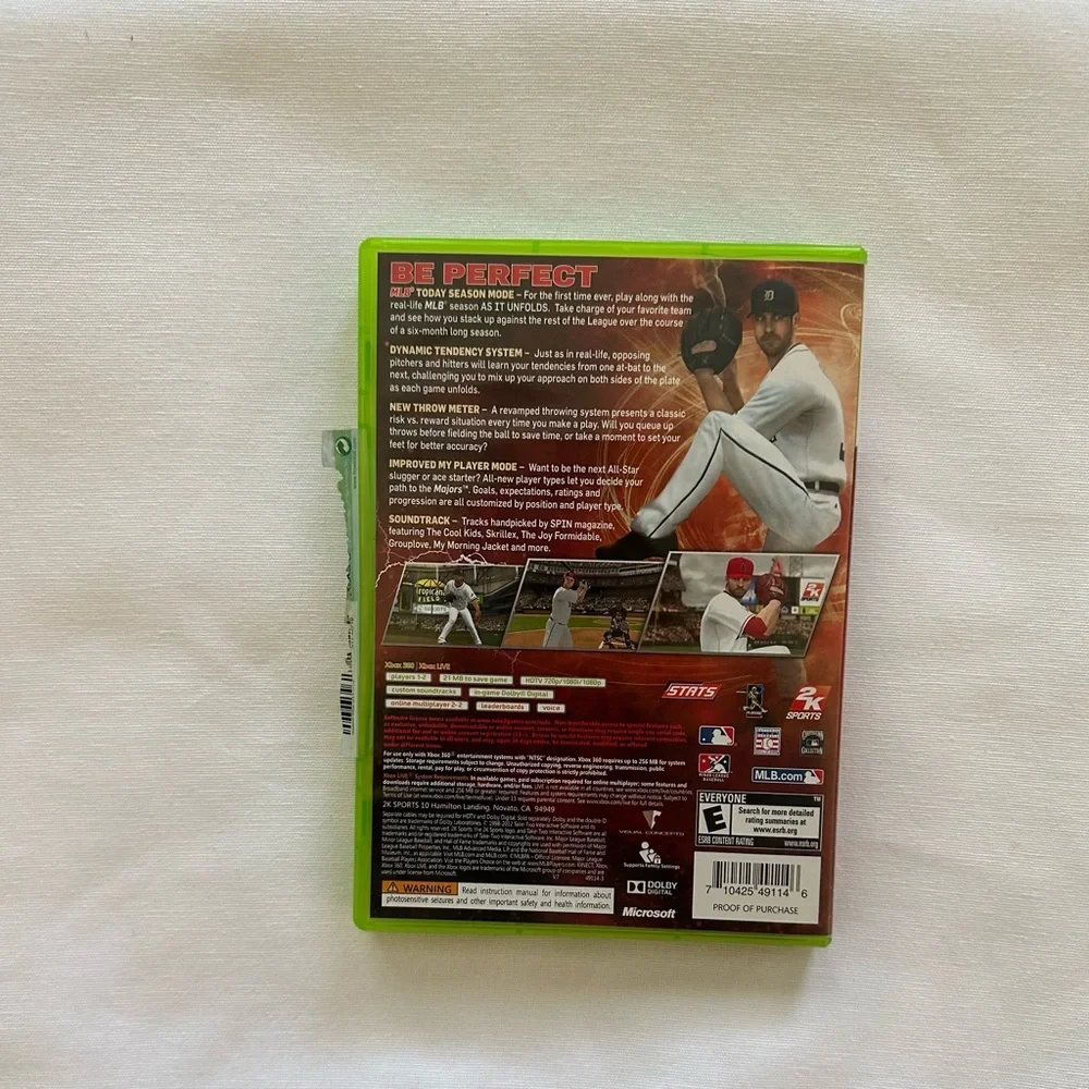 XBOX 360 MAJOR LEAGUE BASEBALL 2K12